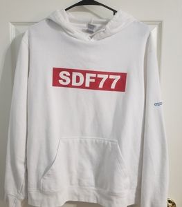 Unisex White Hoodie